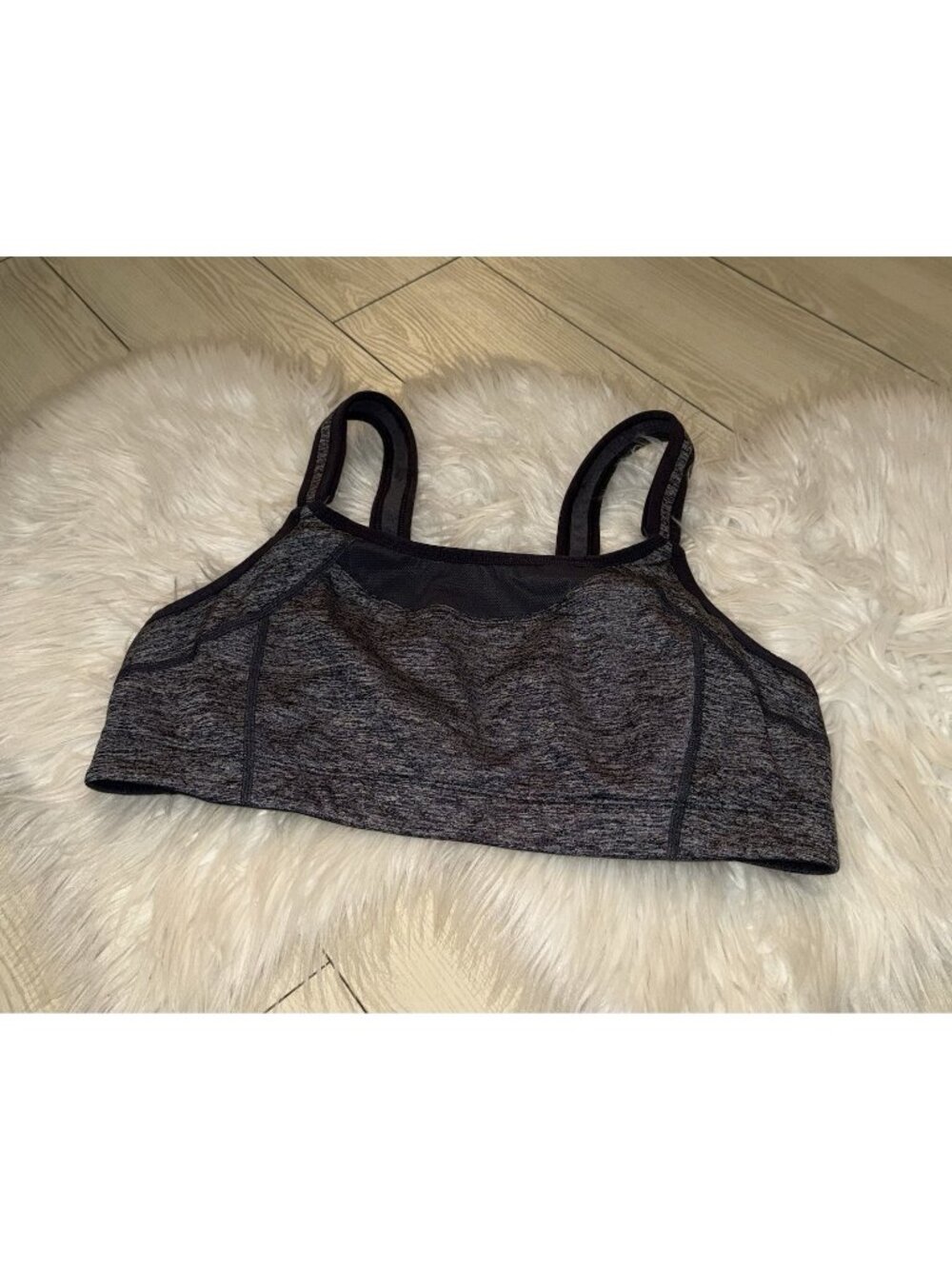 SYROKAN A240 High Impact Wireless Sports Bra Unpadded WF Marled Womens 40D Gray